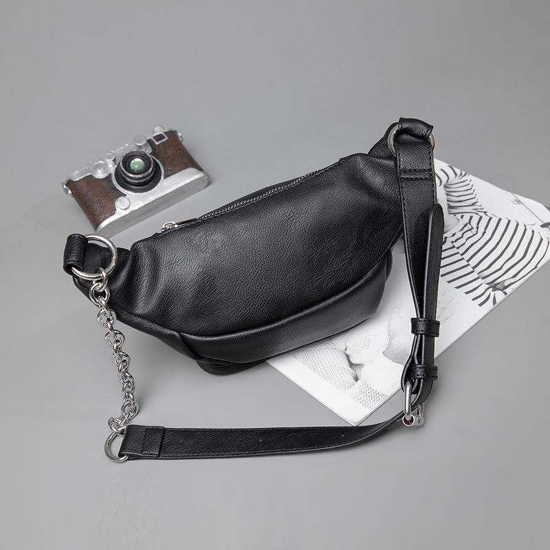 Belt Bags | Padded Leather Messenger Bag – Mens Bags Belt Bags