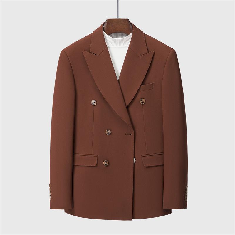 Blazers | Double-Breasted Silk Suit Jacket – Mens Blazers Blazers