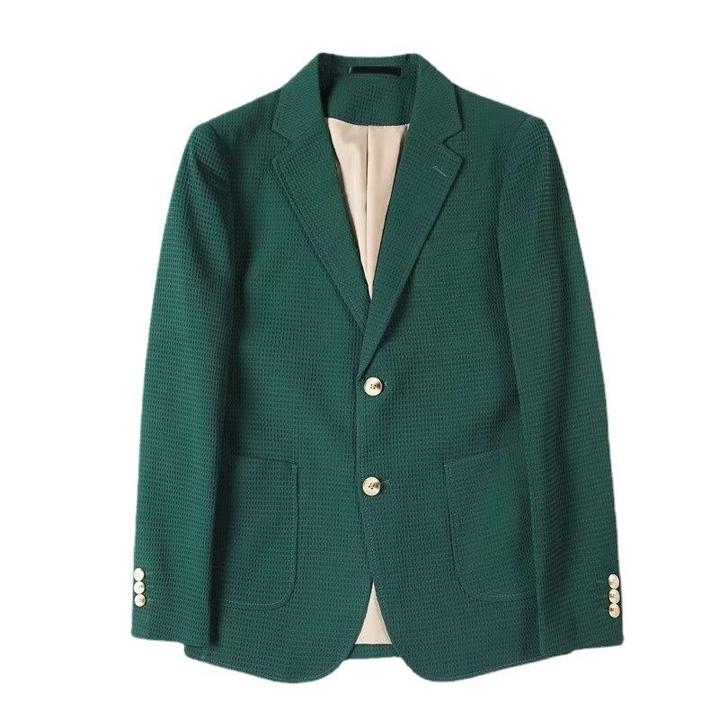 Blazers | Palma Grosgrain- and Suede-Trimmed Cotton Blazer – Mens Blazers Blazers