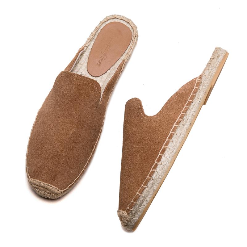 Espadrilles | Collapsible-Heel Suede Espadrilles – Mens Espadrilles Espadrilles