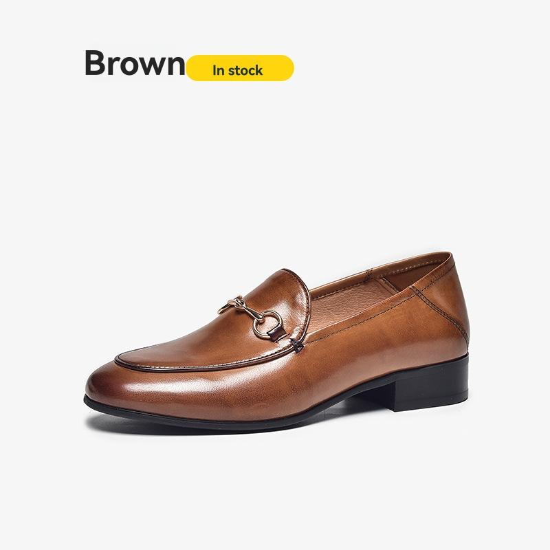 Formal Shoes | Horsebit Leather Loafers – Mens Formal Shoes Formal Shoes