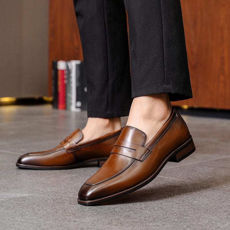 Formal Shoes | Lopez Leather Penny Loafers – Mens Formal Shoes Formal Shoes