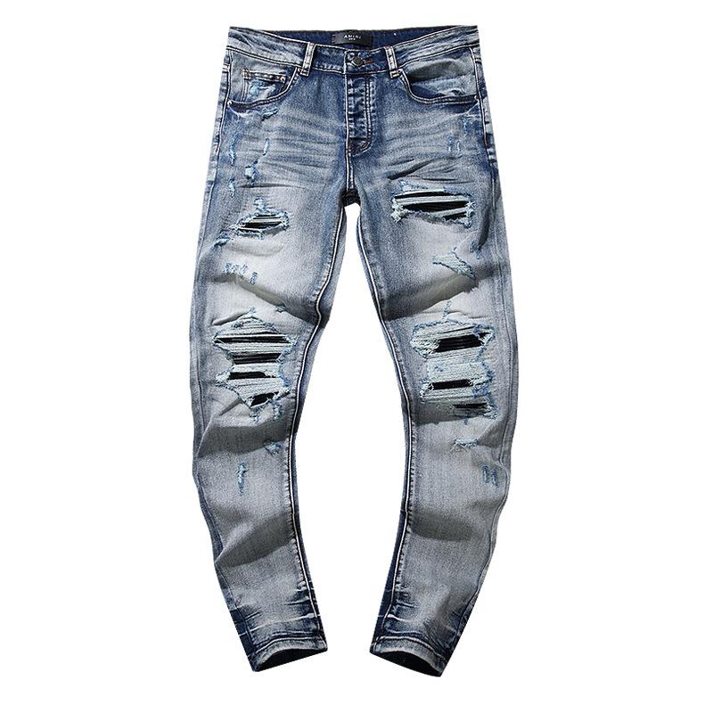 Jeans | MX1 Skinny-Fit Panelled Distressed Jeans – Mens Clothing Jeans