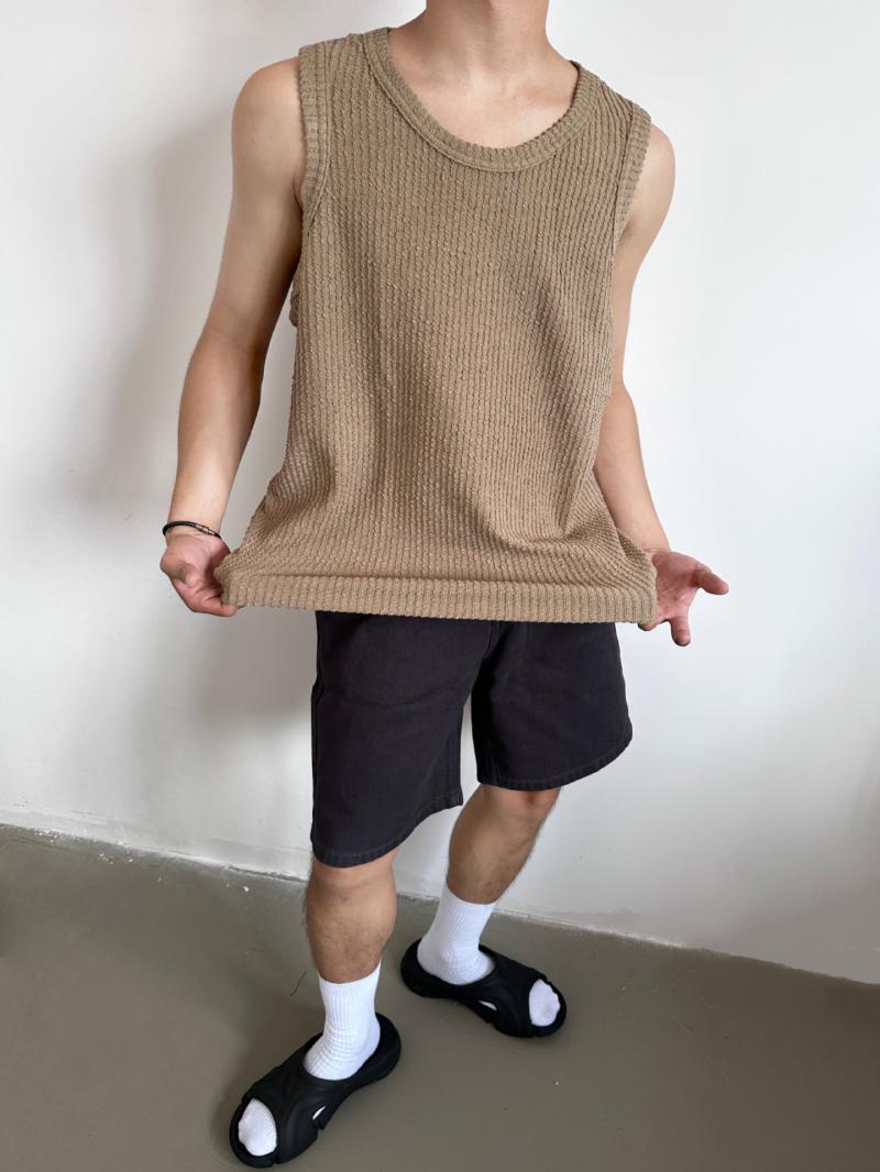 Knitwear | Payton Open-Knit Cotton Tank Top – Mens Clothing Knitwear