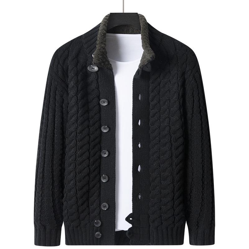 Knitwear | Stark Textured Virgin Wool Cardigan – Mens Clothing Knitwear