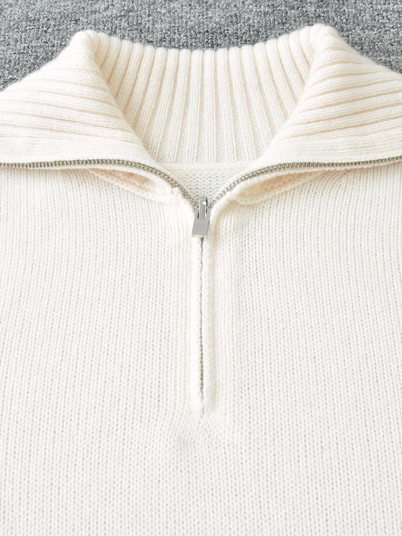 Knitwear | Wool-Blend Half-Zip Sweater – Mens Clothing Knitwear