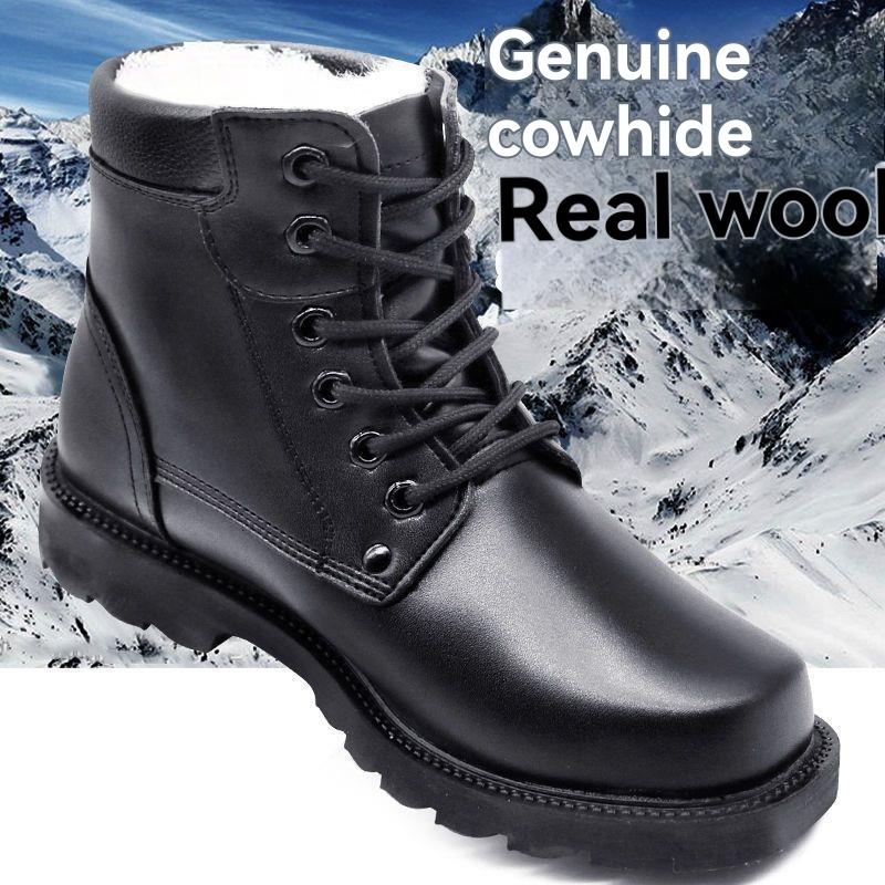 Lace-Up Boots | Vancouver Striped Leather Hiking Boots – Mens Lace-Up Boots Lace-Up Boots