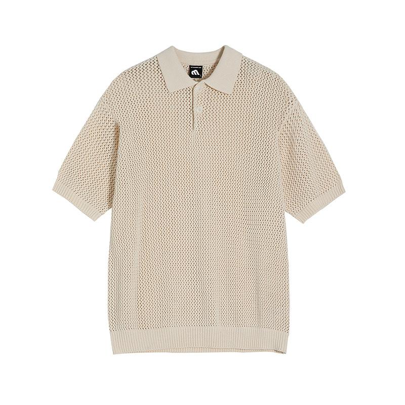 Polo Shirts | Twain Crocheted Cotton Polo Shirt – Mens Clothing Mens