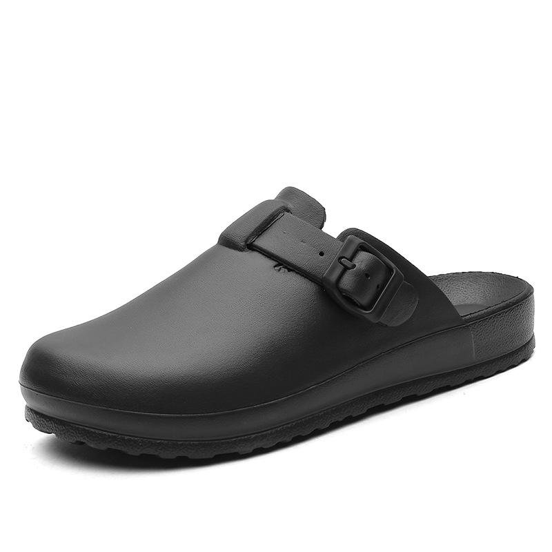 Sandals And Slides | 33 Dougal Buckled Glossed-Leather Clogs – Mens Sandals And Slides Mens