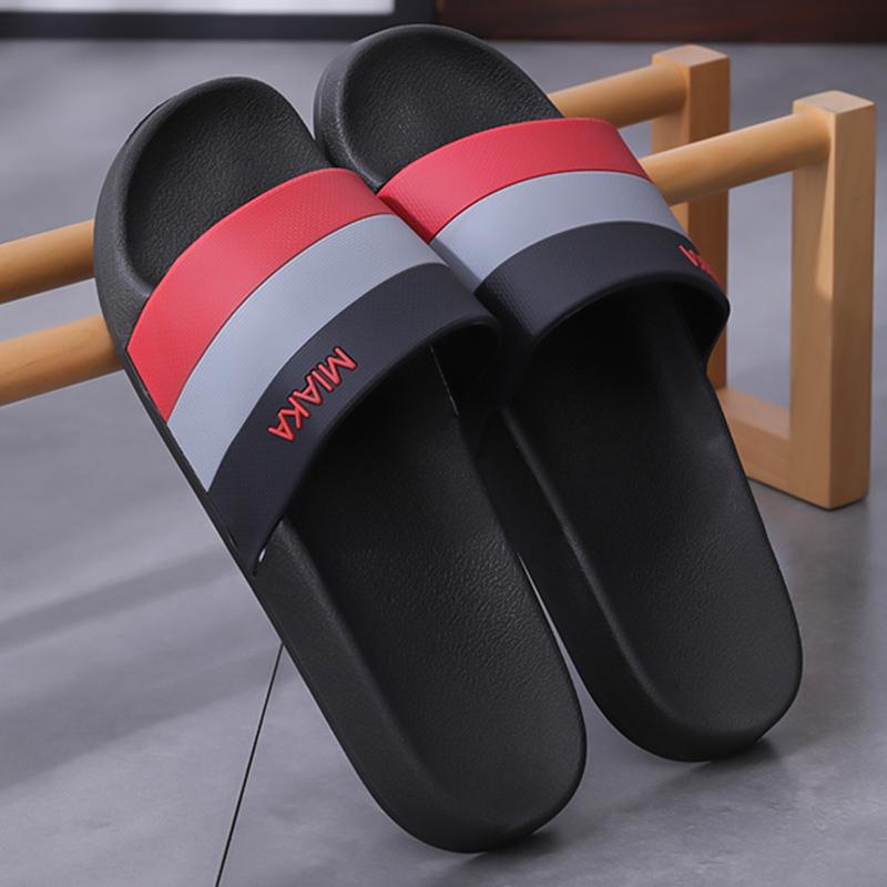 Sandals And Slides | Basile Logo-Embossed Striped Rubber Slides – Mens Sandals And Slides Mens