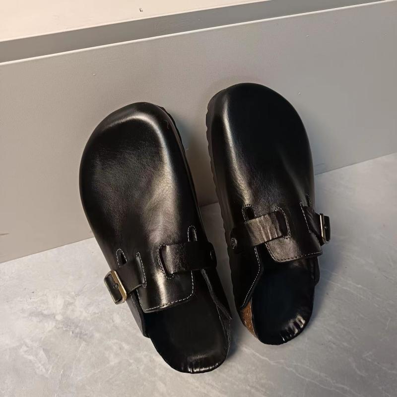 Sandals And Slides | Sal-1 Leather Clogs – Mens Sandals And Slides Mens