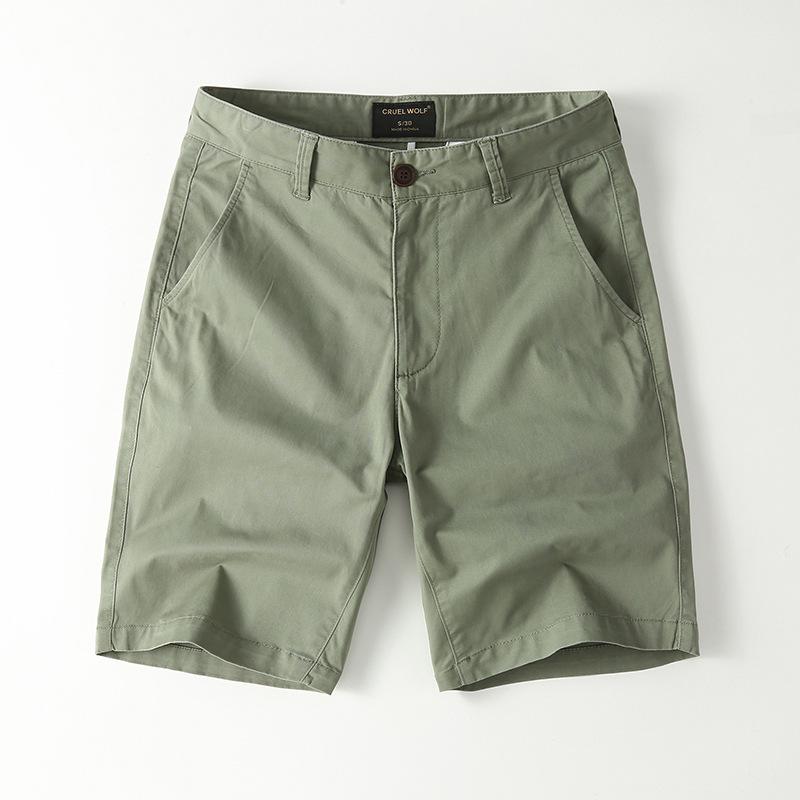 Shorts | Crown 1090 Straight-Leg Brushed Organic Cotton-Blend Twill Shorts – Mens Clothing Mens