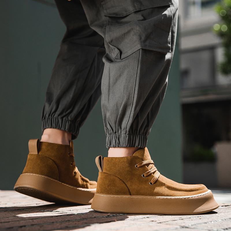 Suede Shoes | Larry Split-Toe Regenerated Suede by evolo® Chukka Boots – Mens Shoes Mens