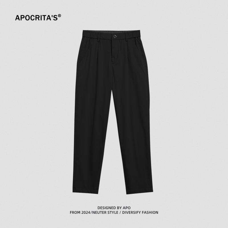 Suits | Tapered Pleated Garment-Dyed Cotton-Blend Twill Trousers – Mens Clothing Mens