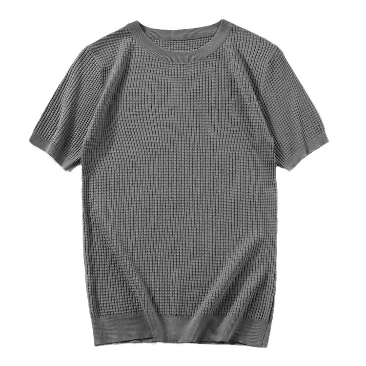 T-shirts | Byrtel Slim-Fit Waffle-Knit Mesh T-Shirt – Mens Clothing Mens