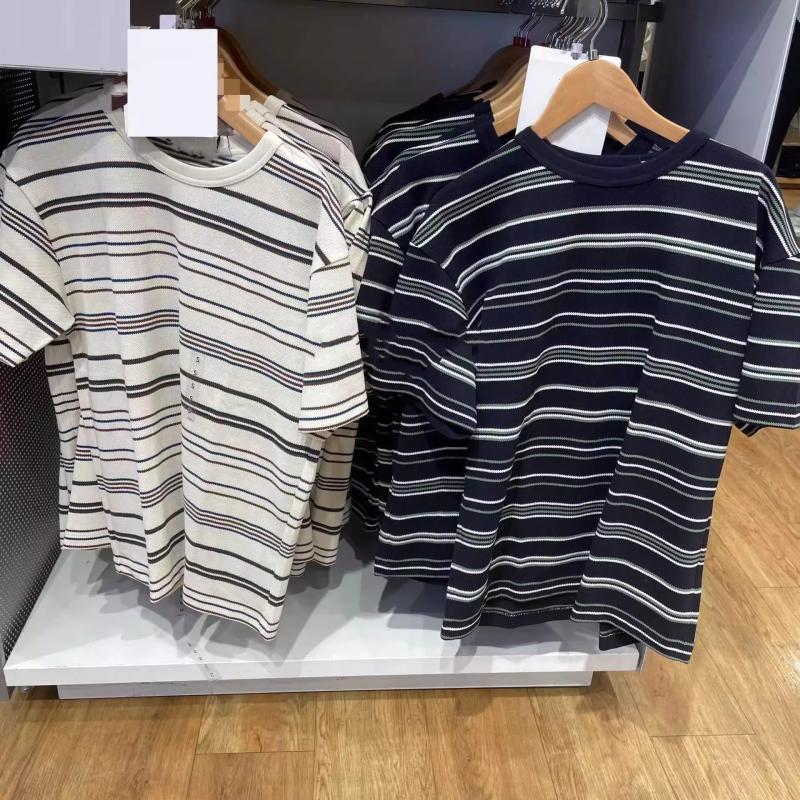 T-shirts | Striped Cotton T-Shirt – Mens Clothing Mens