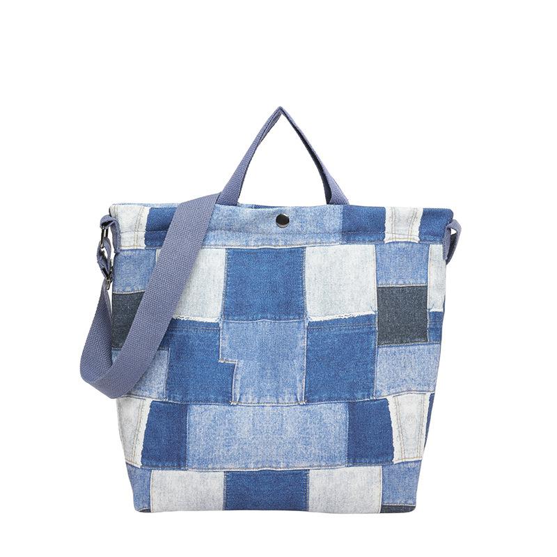 Totes | Large Arco Intrecciato Tie-Dyed Denim Tote Bag – Mens Bags Mens