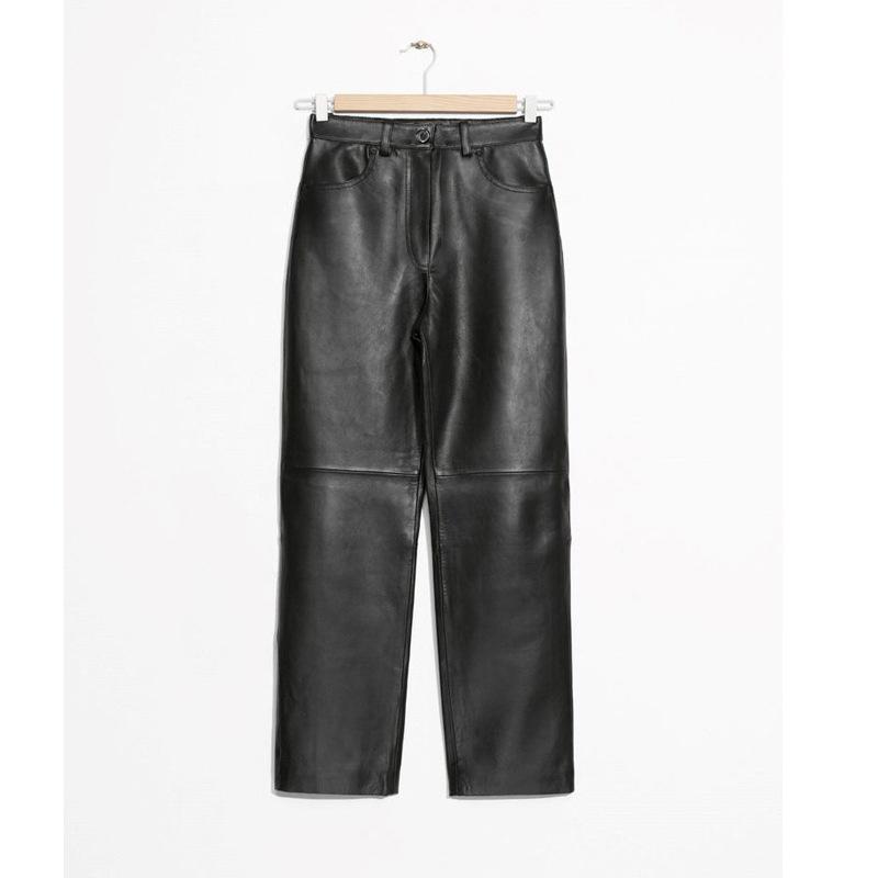 Trousers | Straight-Leg Panelled Leather Trousers – Mens Clothing Mens